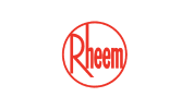 logomarca da marca rheem aquecedor a gás